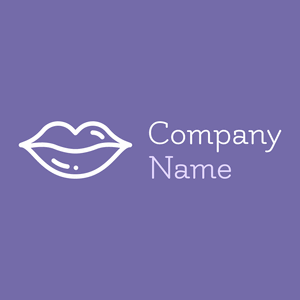Lips logo on a Scampi background - Moda & Bellezza