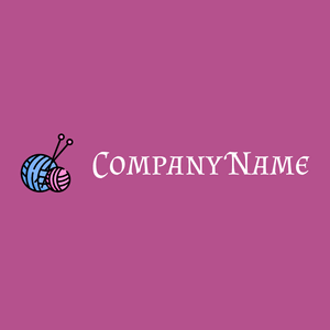Yarn ball logo on a Royal Heath background - Entretenimento & Artes