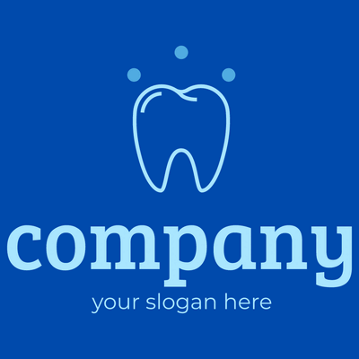 Zahnarzt-Logo blau - Medizin & Pharmazeutik