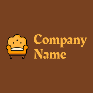 Lounge logo on a Peru Tan background - Muebles de casa