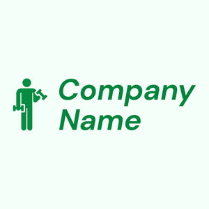 Body building on a Mint Cream background - Sport