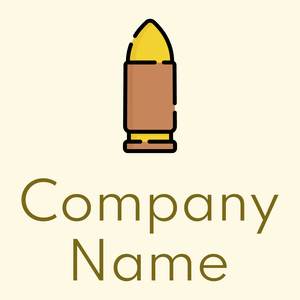 Bullet logo on a yellow background - Abstrakt