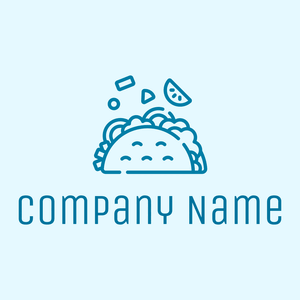 Taco logo on a Light Cyan background - Abstrato