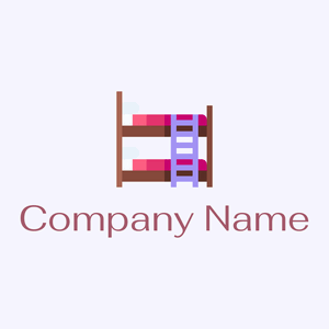 Bunk bed on a Ghost White background - Construcción & Herramientas