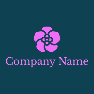 African violet logo on a Cyprus background - Medio ambiente & Ecología