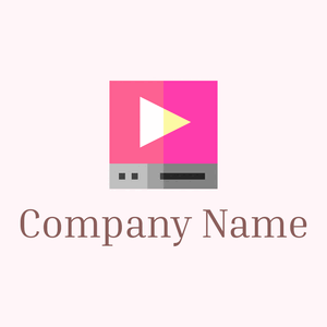 Wild Strawberry Video player on a Lavender Blush background - Entertainment & Arts
