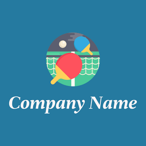 Ping pong logo on a Java background - Juegos & Entretenimiento
