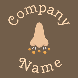 Nose logo on a Soya Bean background - Medical & Farmacia