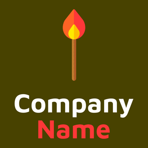 Match logo on a Olive background - Abstracto