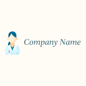 Physician logo on a Floral White background - Medical & Farmacia