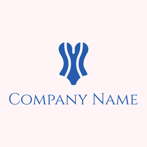 Lingerie logo on a pale background - Abstrakt