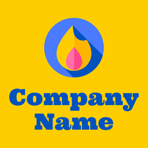 Fire on a Tangerine Yellow background - Seguridad