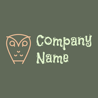 Owl logo on a Willow Grove background - Abstrato