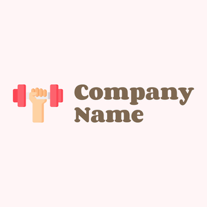 Dumbbell on a Snow background - Deportes