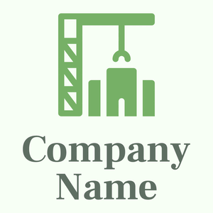 Business logo on a Honeydew background - Bau & Werkzeuge
