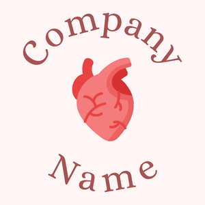 Light Coral Heart on a Snow background - Medisch & Farmaceutisch