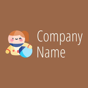 Astronaut logo on a Dark Tan background - Tecnología