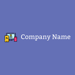 Device logo on a Chetwode Blue background - Computadora