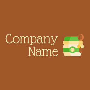 Jam logo on a Rich Gold background - Cibo & Bevande
