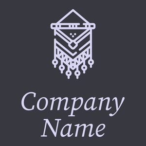 Macrame logo on a Black Marlin background - Arte & Intrattenimento