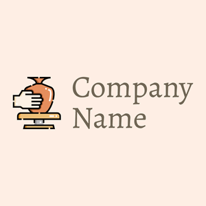 Pottery logo on a Seashell background - Educación