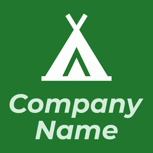 Tent logo on a Camarone background - Autos & Fahrzeuge