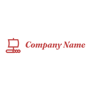 Wood raft logo on a White background - Domaine sportif