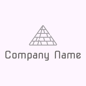 Pyramid logo on a Magnolia background - Abstract