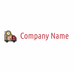 Delivery van on a White background - Einzelhandel