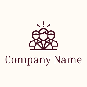 Management logo on a Floral White background - Handel & Beratung