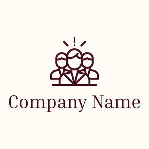 Management logo on a Floral White background - Negócios & Consultoria