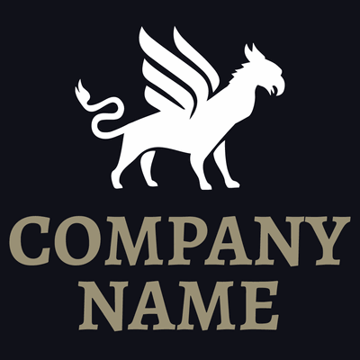 minimalist griffin logo - Animales & Animales de compañía