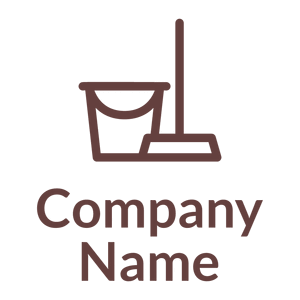 Cleaning logo on a White background - Reinigung & Wartung