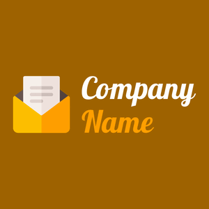 Mail logo on a Olive background - Handel & Beratung