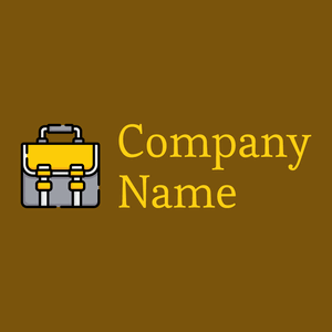 School bag logo on a Raw Umber background - Arquitetura