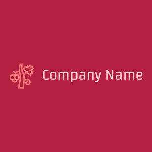 Vine logo on a Cardinal background - Agricoltura