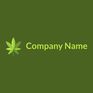 Hemp logo on a Verdun Green background - Medicina & Farmacia