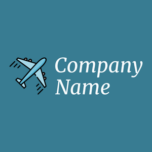 Airplane logo on a Astral background - Auto & Voertuig