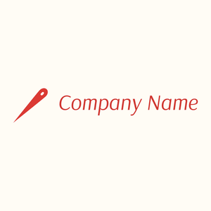 Red Needle logo on a Floral White background - Medical & Pharmaceutical