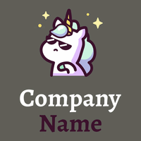 Unicorn logo on a Storm Dust background - Limpeza & Manutenção