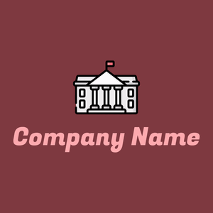 White house logo on a Stiletto background - Abstracto