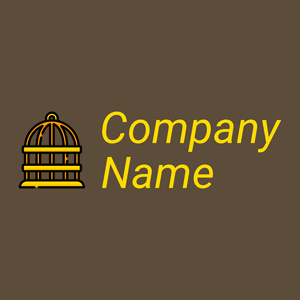 Birdcage on a Brown Derby background - Animaux & Animaux de compagnie