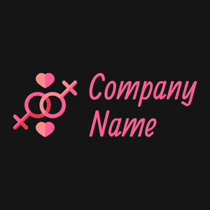 Love logo on a Nero background - Citas