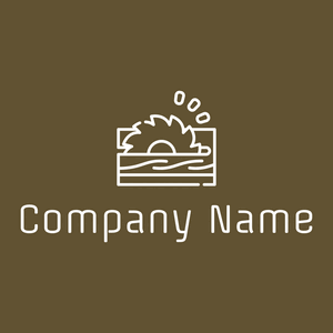 Saw logo on a West Coast background - Construcción & Herramientas