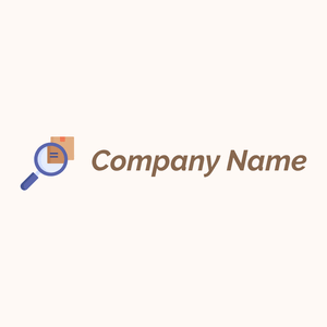 Inspection logo on a Seashell background - Abstracto