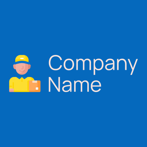 Courier logo on a Navy Blue background - Automotive & Vehicle