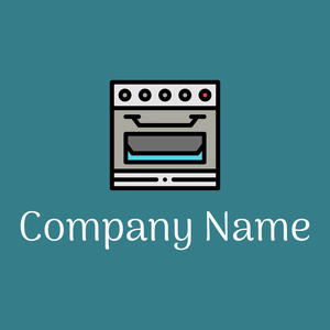 Cooker logo on a Astral background - Alimentos & Bebidas