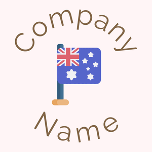 Australia on a Snow background - Abstrait