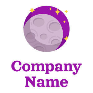 Moon logo on a White background - Paisage