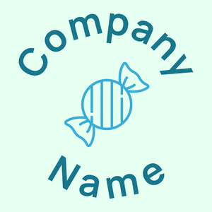 Candy logo on a green background - Enfant & Garderie